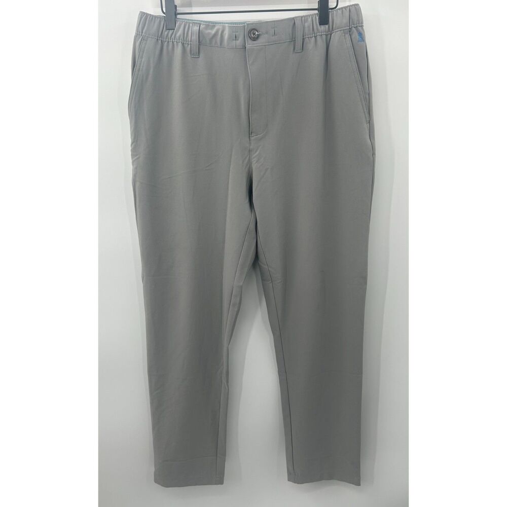 Chubbies Everywhere Performance Pants Men’s L Gray Drawstrings Stretch Chino